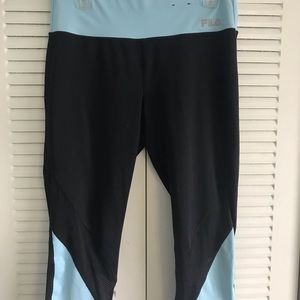 baby blue fila leggings